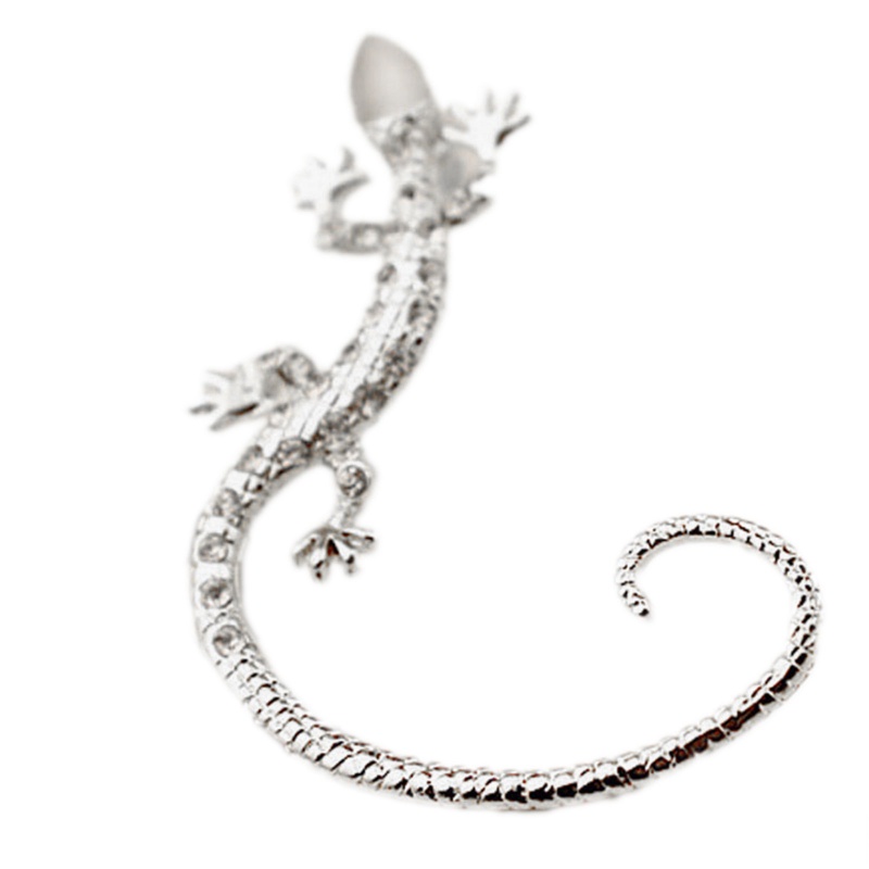 Khuyên Kẹp Vành Tai Không Xỏ Hình Đôi Cánh Thiên Thần Đính Đá Nhiều Loại Phong Cách Punk Cho Nữ