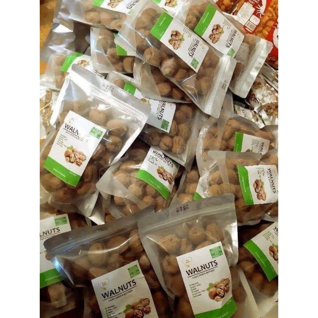 Nhân Quả Óc Chó Vàng/Đỏ nhập khẩu Mỹ-  Walnuts 500gr ( Nhân, đã bóc vỏ)