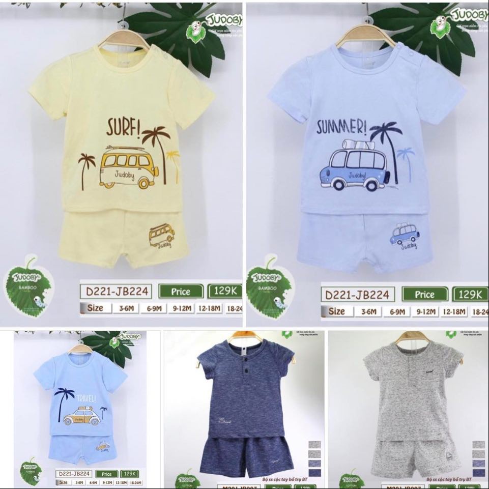 [SALE] Bộ cộc tay Judoby bé trai