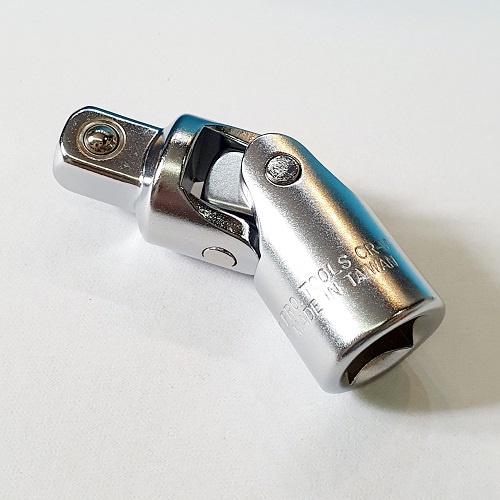 Dụng Cụ Đầu Nối Khẩu Lắc Léo Thép CR-V Mạ Mờ 2 Khớp Xoay 135 Độ Size 1/2&quot;