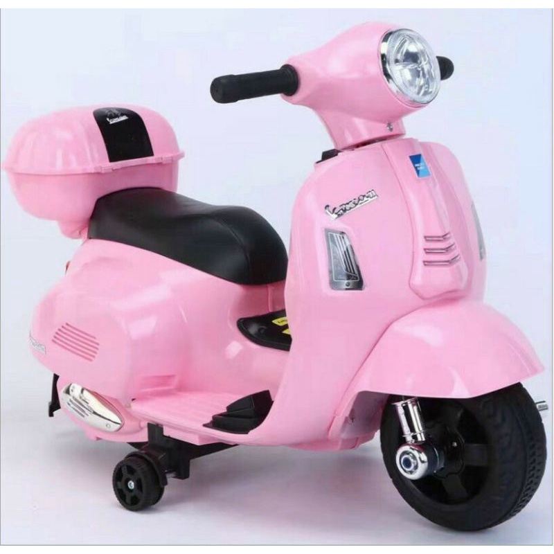 Xe máy điện vespa cho bé nhẵm chân ga Q518