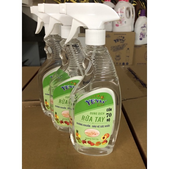 CỒN XỊT KHUẨN 70 độ 550ML hương trái cây YEYU STAR 🥳 | BigBuy360 - bigbuy360.vn