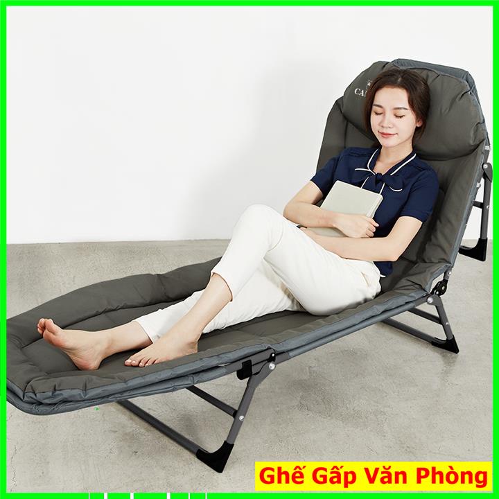 Ghế Gấp Nghỉ Trưa Văn Phòng Cao Cấp Có Chế Độ Giường -Giường Gấp Văn Phòng Camel