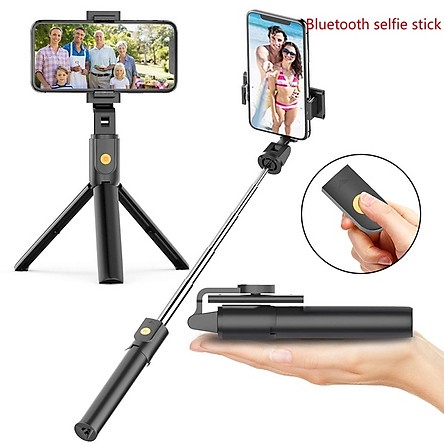 K07 Chân máy Bluetooth Selfie Stick Điều khiển từ xa có thể tháo rời Selfie Stick