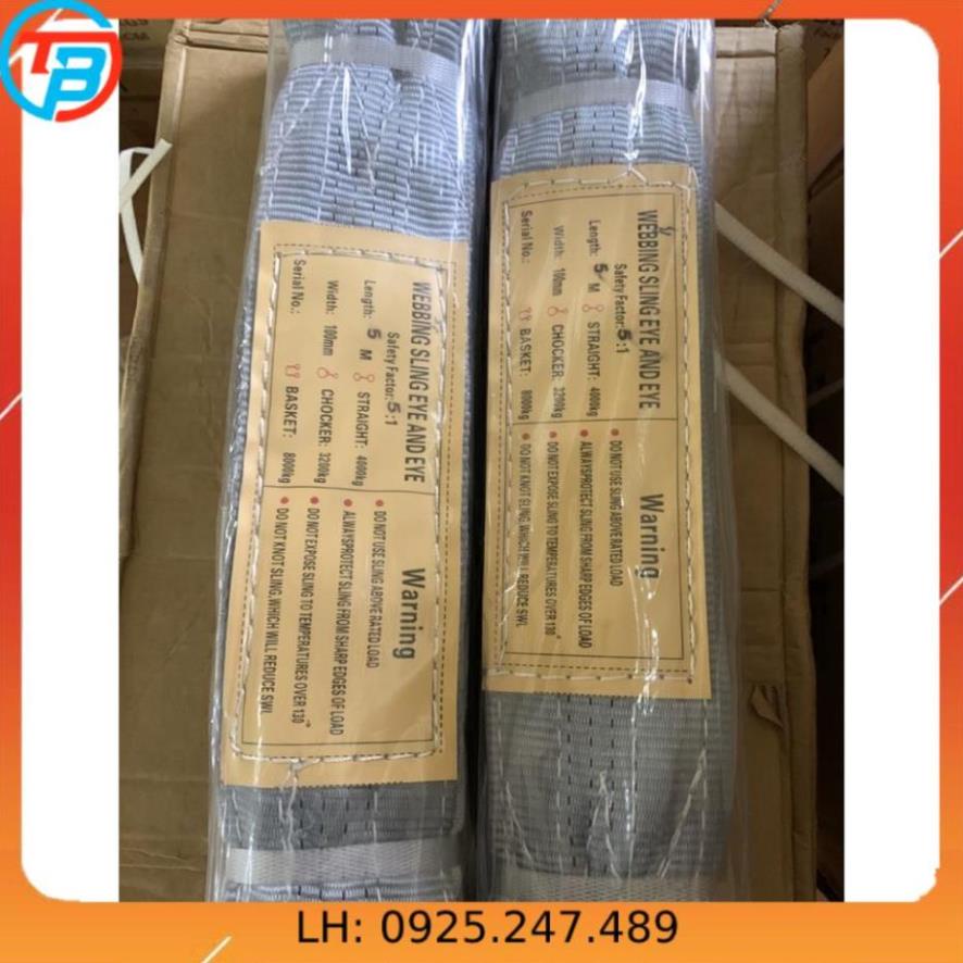 [GIÁ SỈ] Dây Cáp Vải Cẩu Hàng 4 Tấn (Dây Bẹ- Đủ Size)  - Cáp Thép Thái Bình Vina