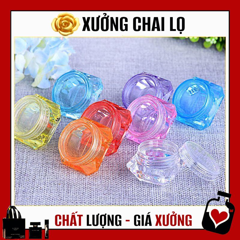 [TOP GIÁ RẺ] Hũ đựng kem 5g kim cương chiết mỹ phẩm ,Xưởng Chai Lọ