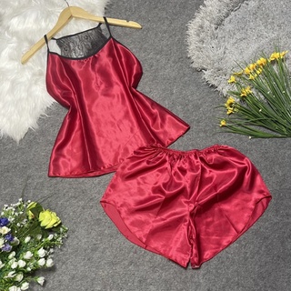 Bộ ngủ phi 2 dây phối ren phom dưới 52kg.