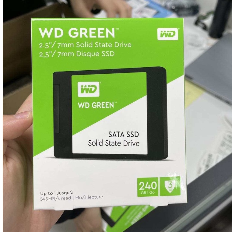 Ổ cứng SSD WD Green 120GB 240gb 480gb 2.5 inch Sata Cài sẵn win 10- Bảo hành 36 tháng | WebRaoVat - webraovat.net.vn