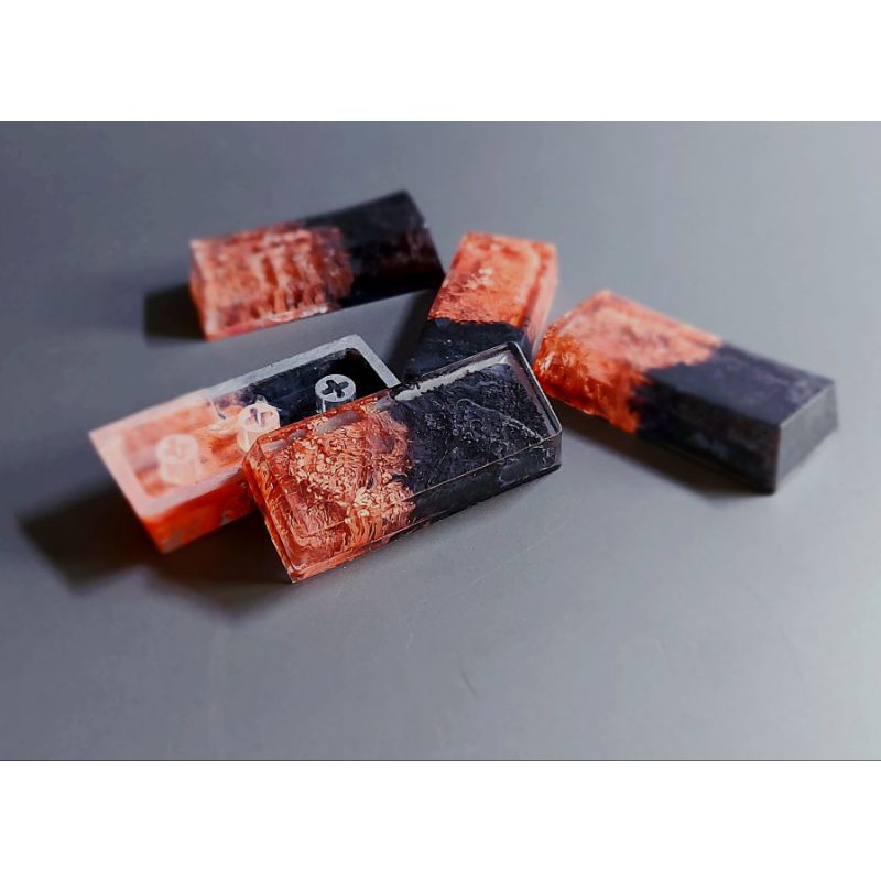 Keycap resin Enter 2.25U tone cam đen trang trí bàn phím cơ gaming