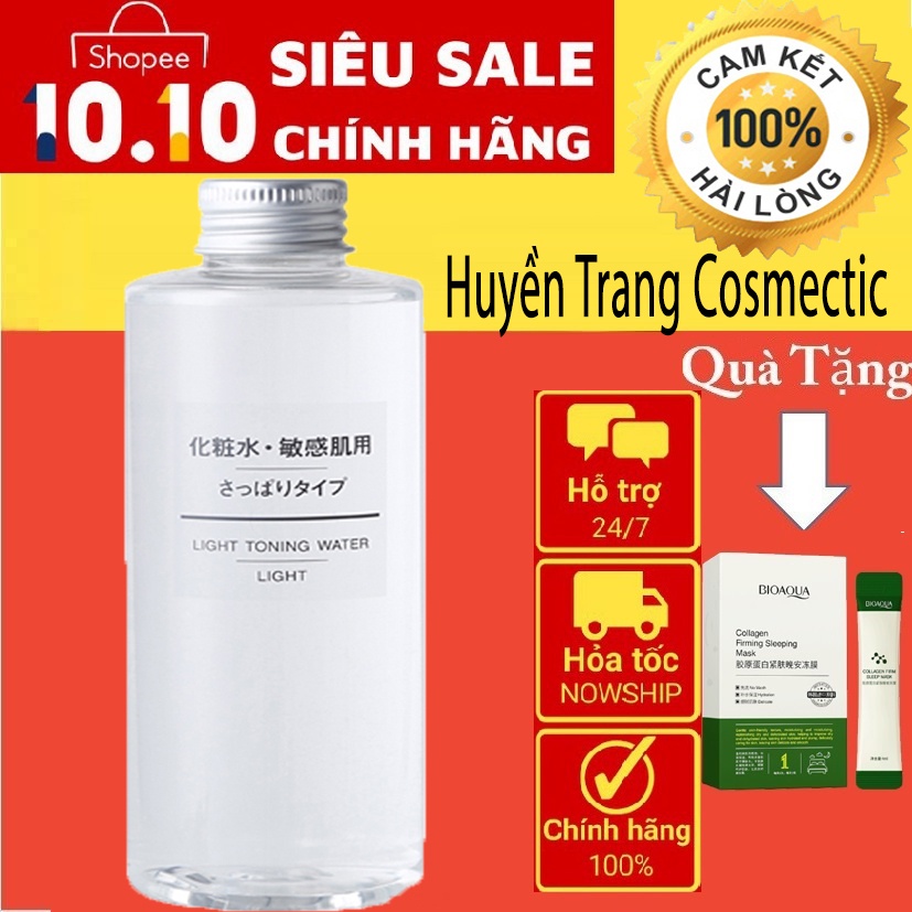 nước hoa hồng muji - sáng da se khít lỗ chân lông Nhật bản 200ml | BigBuy360 - bigbuy360.vn