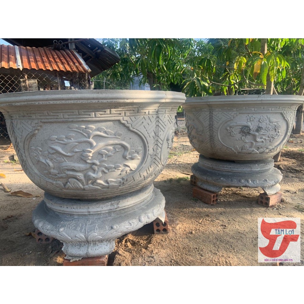 Sơn lót kiềm DOLPHIN 1 kg, sơn chậu cảnh, sơn trụ rào ê tông...