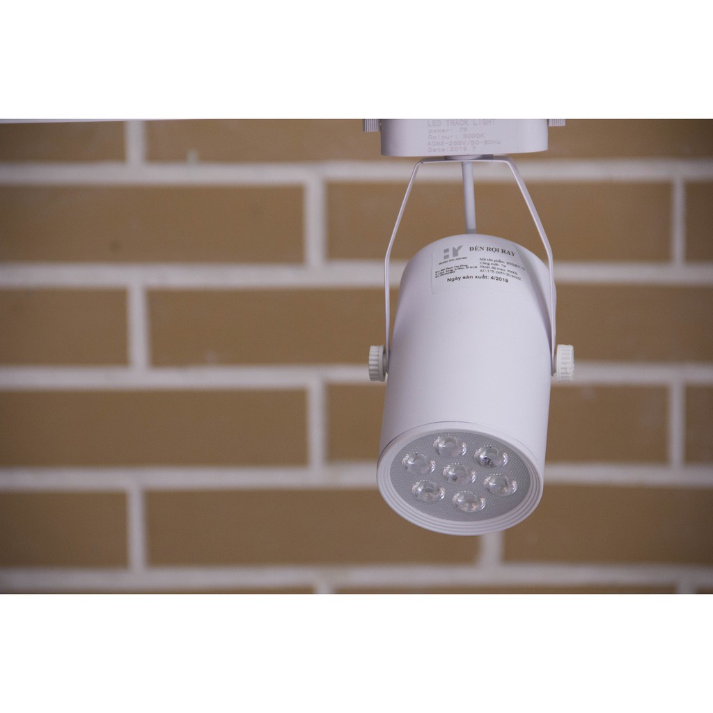 Đèn rọi thanh ray mắt trâu SMD HomeLight 7W hai màu ánh sáng trắng, vàng hai màu giá rẻ bảo hành đổi mới 12 tháng
