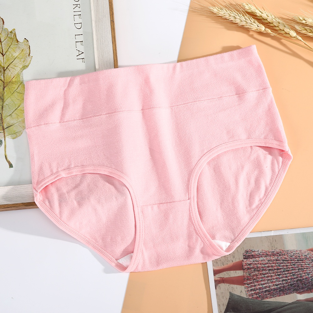 Quần lót AIJOLEN cotton cạp cao thoáng khí xinh xắn thời trang dành cho nữ cỡ M-2XL