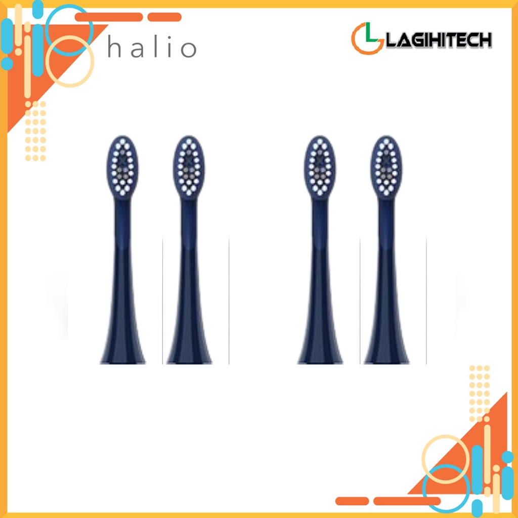 (Giá hủy diệt) Combo Đầu Bàn Chải Điện Halio Sonic Whitening PRO/SmartClean Toothbrush - Hàng Chính Hãng