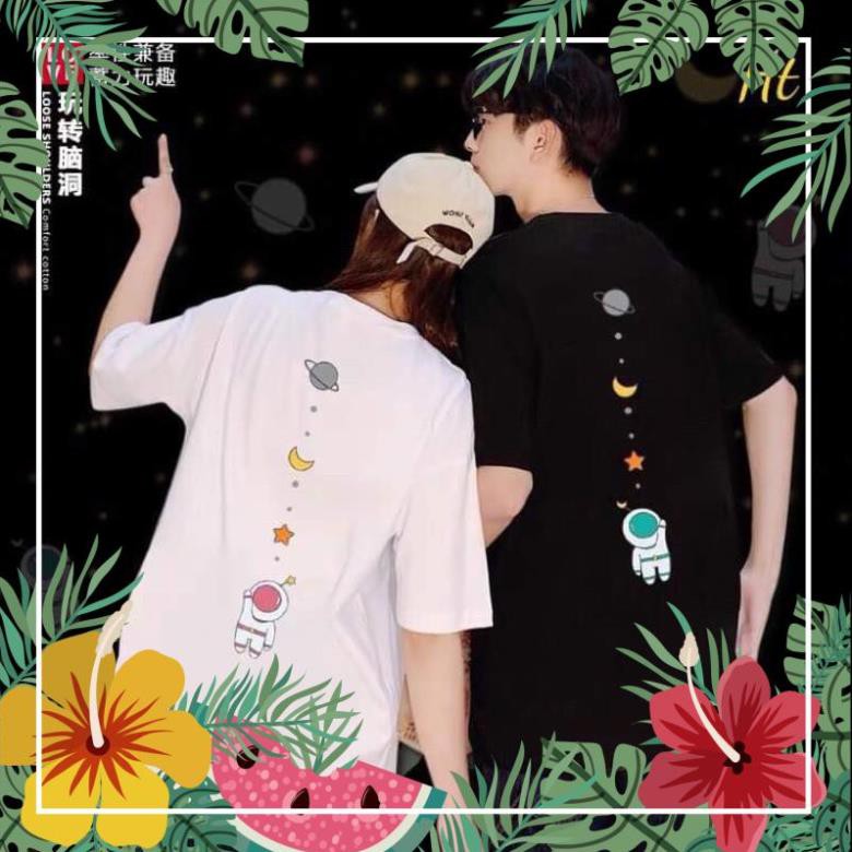 Áo phông đôi phi hành gia chibi H2Q966 ATSHOP CHUYÊN SỈ LẺ THỜI TRANG