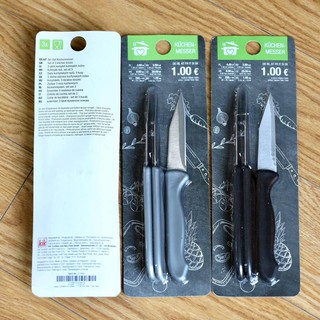 Sét Dao gọt hoa quả xinh xắn, lưỡi dao làm bằng thép ko gỉ sáng quắc, sắc và bền.