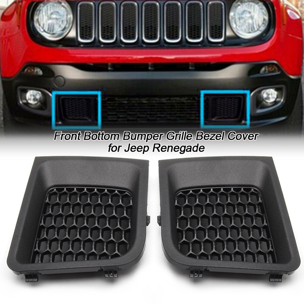 Lưới Tản Nhiệt Trước / Phải Bằng PU Chống Trầy Chuyên Dụng Cho Xe Hơi Jeep Renegade 2015-2017 5XB62LXHAA 5XB63LXHAA