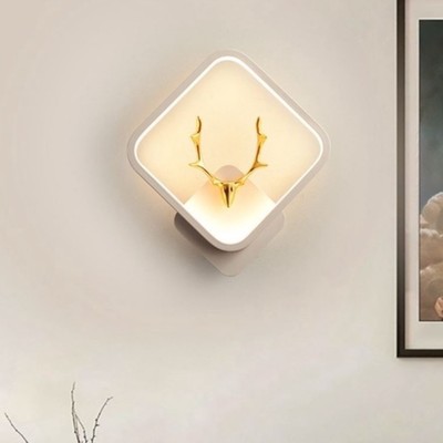 Đèn tường led MONSKY hình đầu hươu 3 chế độ ánh sáng hiện đại cao cấp