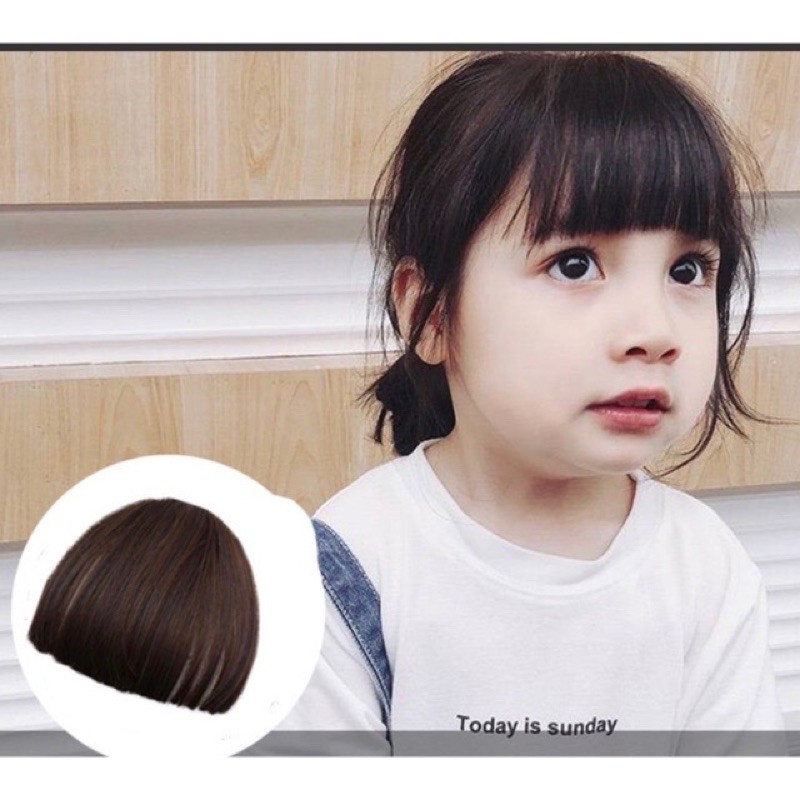 Tóc mái ngố ❤️ freeship 50k❤️ tóc mái ngố cho bé cao cấp