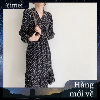 Lovely vintage french bell flower print dress