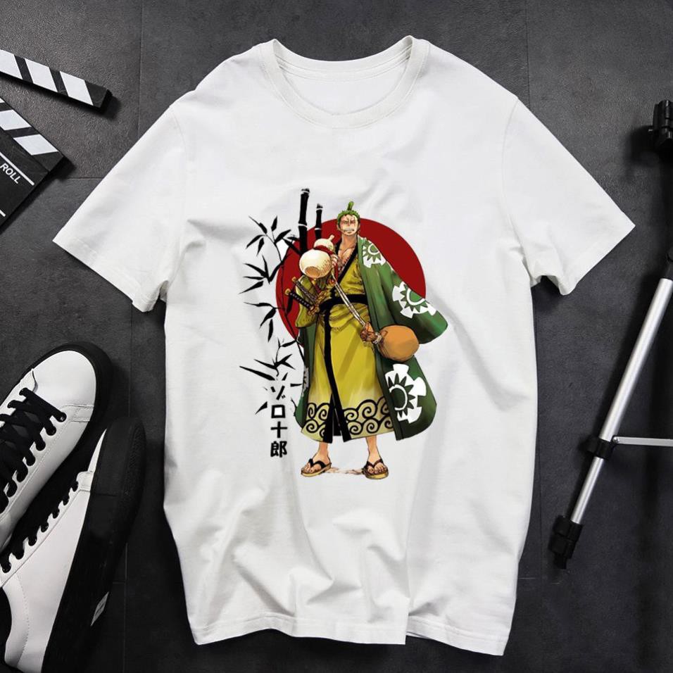 BST Áo thun LUFFY Gear 5 mũ rơm Zoro - Áo phông Nam Nữ Unisex in hình One Piece Đảo Hải Tặc dành cho các fan