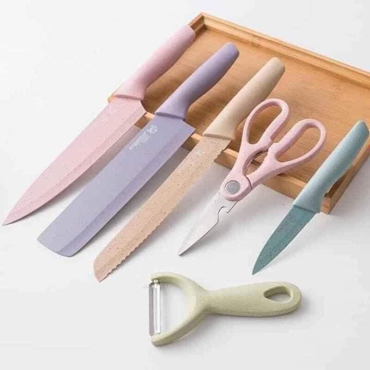Bộ dao lúa mạch KitChen 6 món
