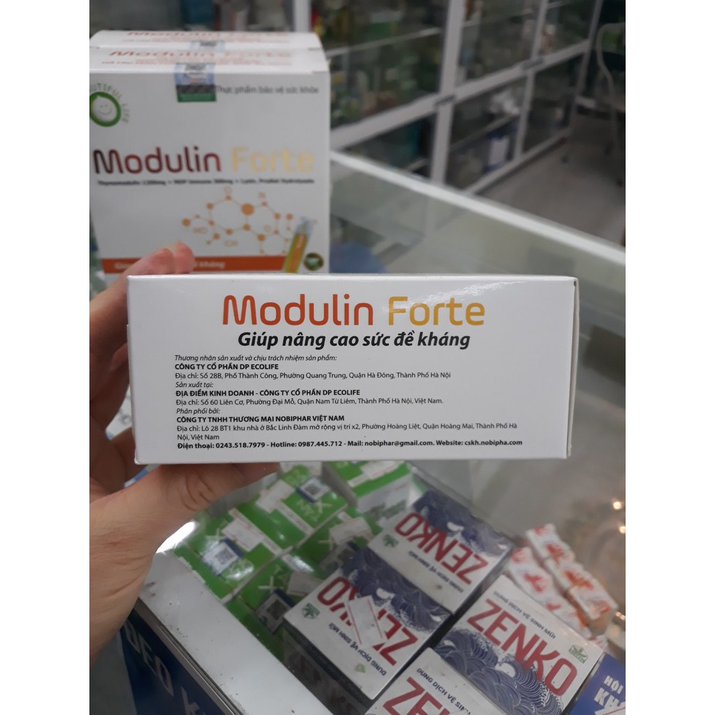 Siro uống MODULIN FORTE tăng đề kháng, giúp bé ăn ngon, ngủ ngon