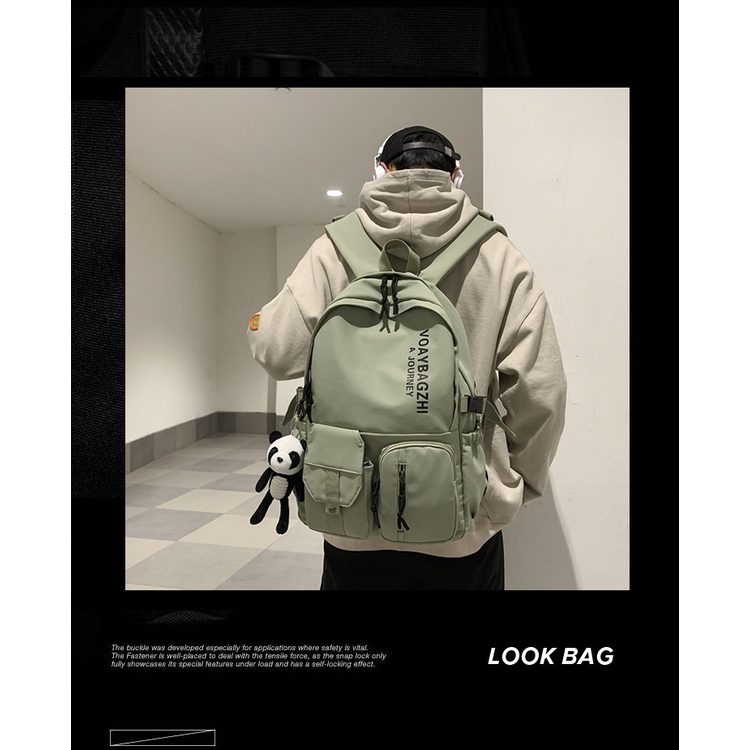 Balo nam nữ đi học phong cách, dung tích lớn chống thấm nước