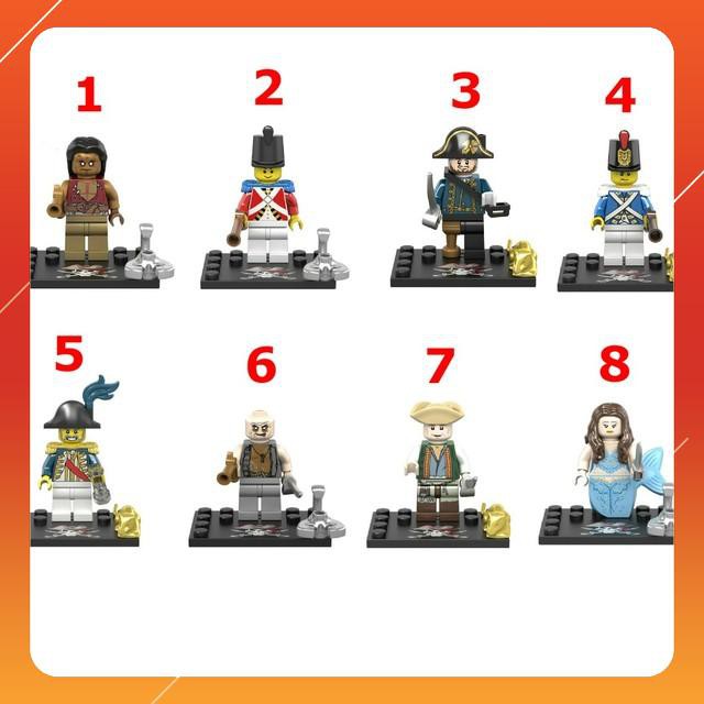 Đồ Chơi Minifigures Các Mẫu Nhân Vật Trong Seri Phim Cướp Biển Vùng CARIBBE Mẫu Siêu Đẹp