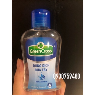 Dung dịch nước rửa tay khô GreenCross 100ml, đủ các loại hương tiện lợi.