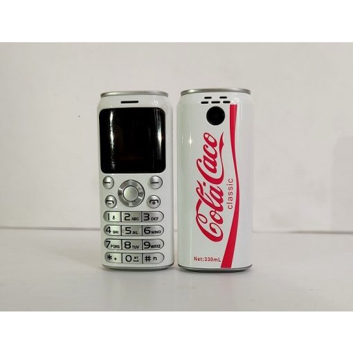 Điện thoại mini siêu nhỏ K8 hình lon nước độc đáo hỗ trợ 2 sim nghe gọi - Bảo hành 3 tháng