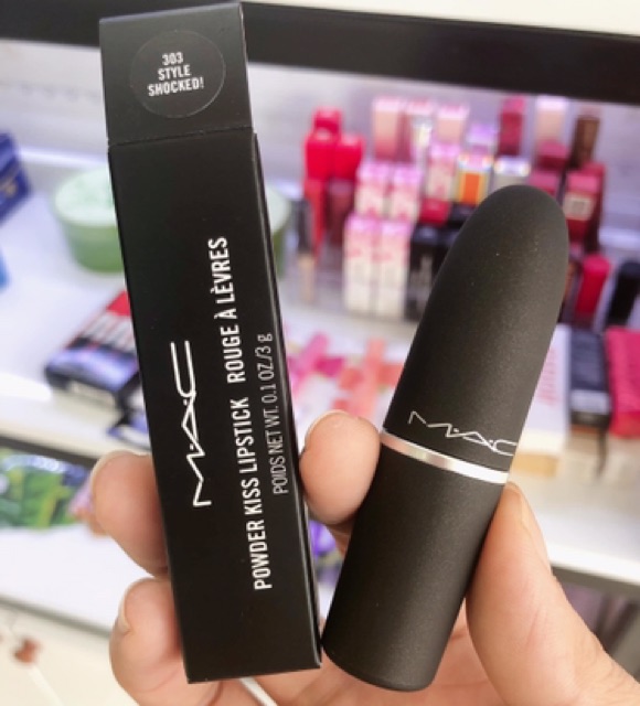 SON MAC POWER KISS vỏ lì màu 301 303 306 308 314 315 316 921 922 923