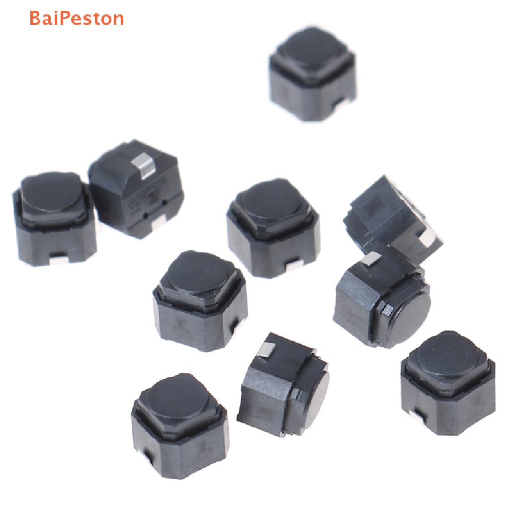 Set 10 Công Tắc Cảm Ứng 6 * 6 * 5mm Bằng Silicon Không Ồn