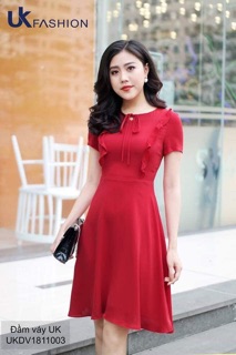 Đầm xoè thân bèo UK(UKDV1811003)