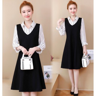Váy nữ BIG SIZE thời trang, thiết kế áo sơ mi nữ tính thanh lịch