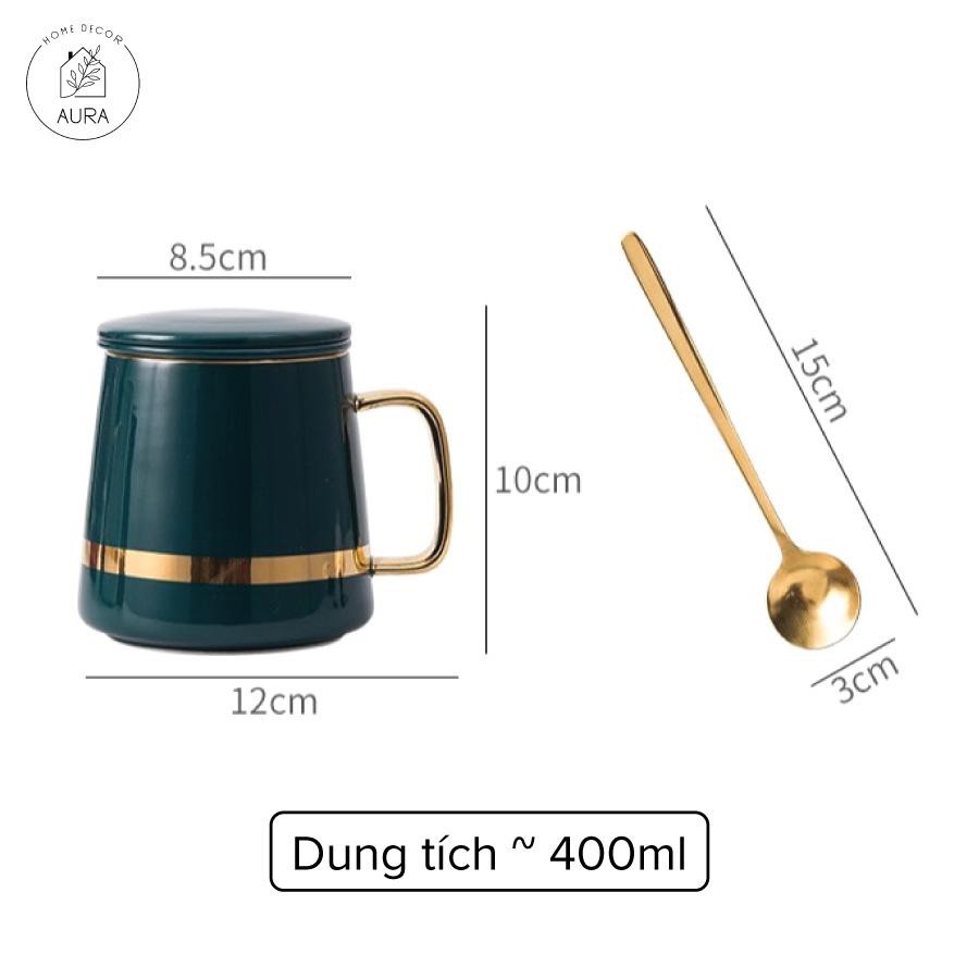 Cốc lọc trà sứ sang chảnh phong cách Bắc Âu (Sang Trọng)