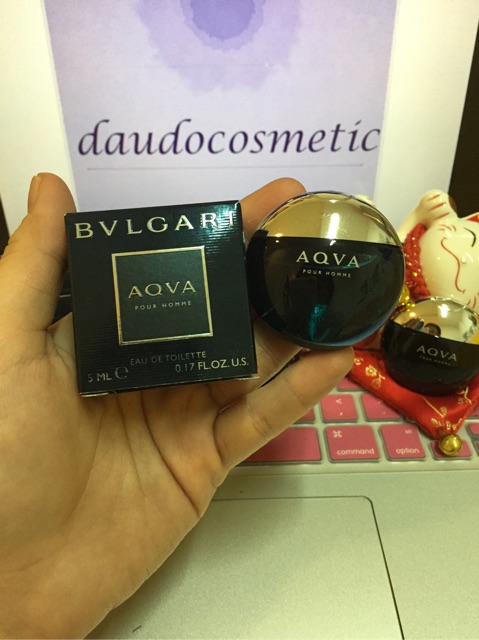 [ mini nam ] Nước hoa Bvlgari Aqva Pour Homme EDT 5ml