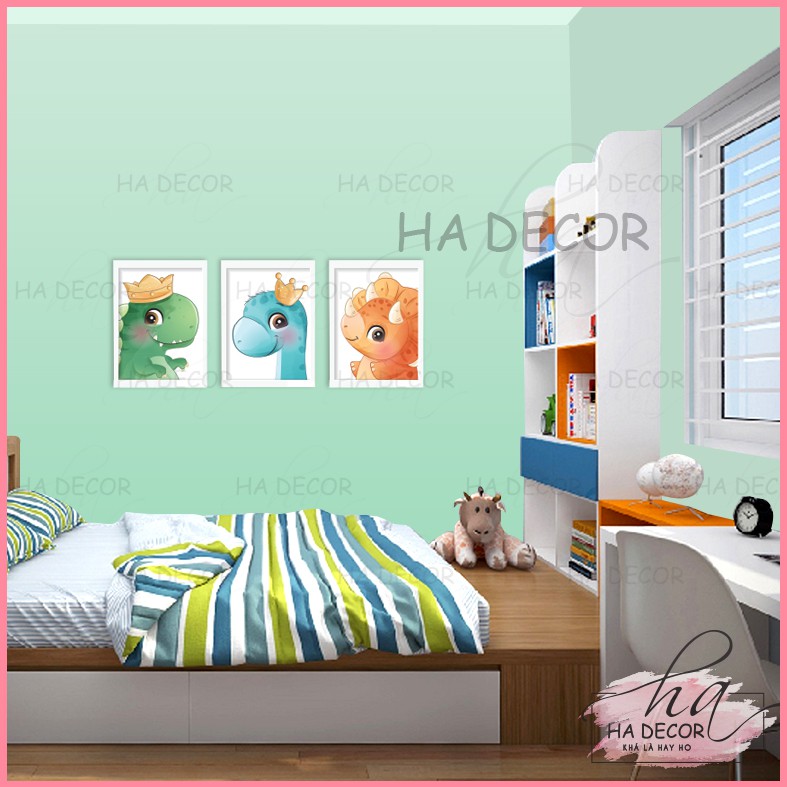 Combo bộ tranh trang trí phòng cho bé - Kích thích tư duy hình ảnh