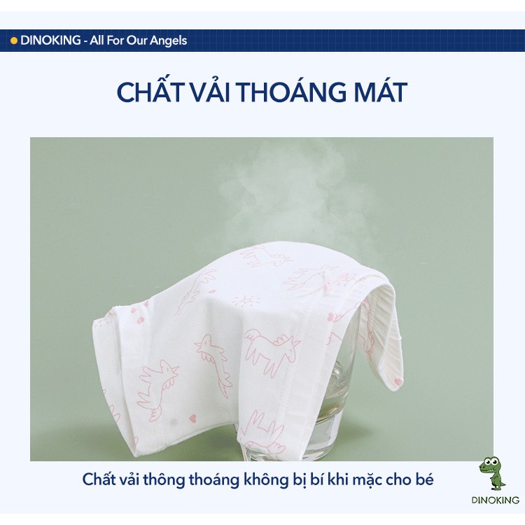 Quần chip bé gái DINOKING Combo 3 chiếc Quần lót đùi trẻ em cotton cao cấp mềm mại bảo vệ vùng kín QC02