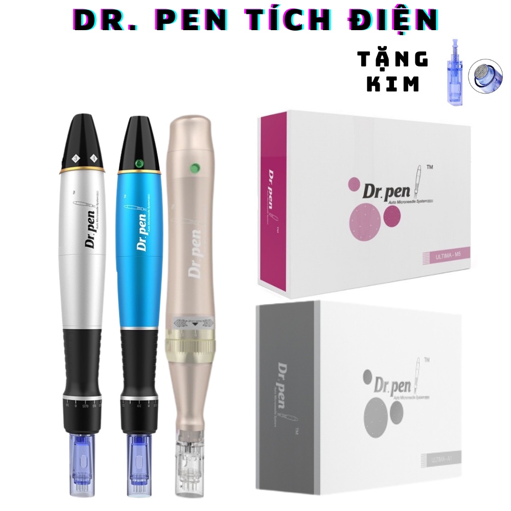 Máy Dr Pen Cấy Tảo Cấy Phấn Xanh Bút Vi Tảo Xoắn Dr.Pen A1-W Tích Điện Cầm Tay Siêu Tiện Lợi Spa Thẩm Mỹ