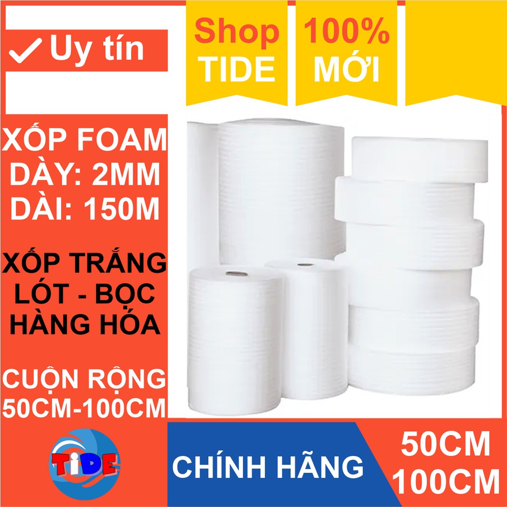 Xốp chống sốc 2mm lót bọc hàng hóa dài 150m x rộng từ 50cm-100cm – Màng xốp Foam dùng lót nền trong thi công sàn gỗ