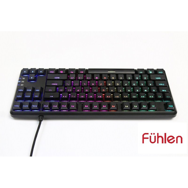 [Mã 155ELSALE giảm 7% đơn 300K] Bàn Phím Cơ Fuhlen M87s Led RGB (Blue/Red Swicth) - Hàng Chính Hãng