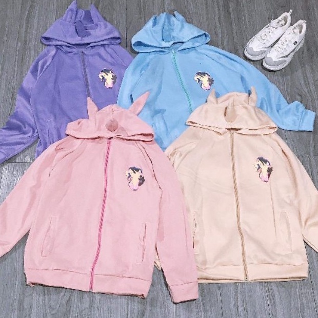 Áo hoodie nam nữ,Áo sweater nỉ nam nữ from rộng Unisex chất nỉ ngoại siêu dày dặn in con ngựa