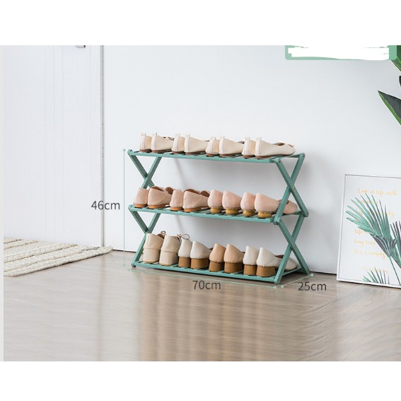 Kệ đựng dép 3 tầng tiện dụng cao 70cm