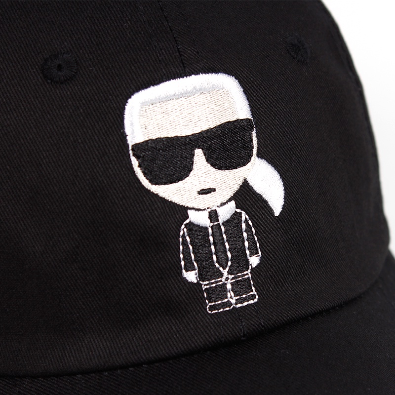 Mũ Lưỡi Trai Chất Liệu 100% Cotton Thêu Họa Tiết Karl Lagerfeld Độc Đáo