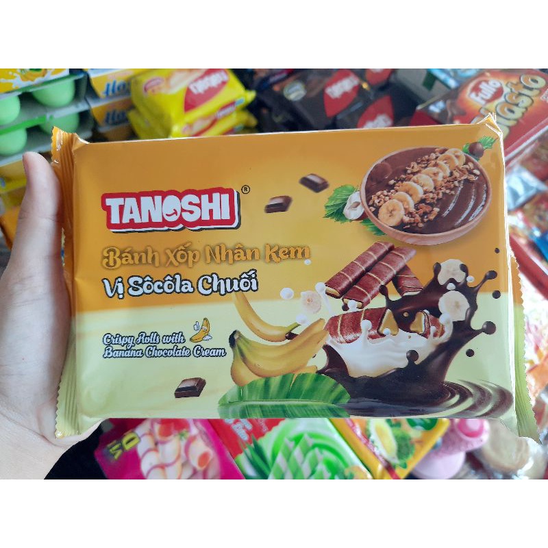 Bánh chuối socola giòn tan Tanoshi