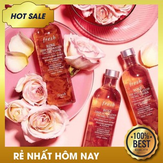 Nước hoa hồng Fresh Rose Deep Hydration Facial Toner 250ml chính hãng chính hãng chính hãng