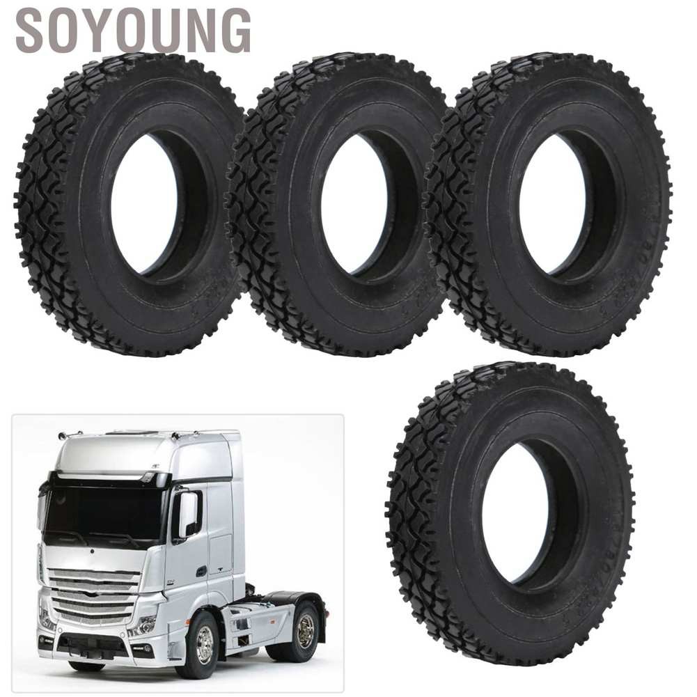 TAMIYA RC Set 4 Lốp Xe Ô Tô Đồ Chơi Tỉ Lệ 1 / 14 20mm