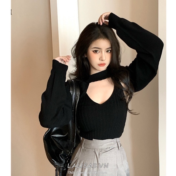 Áo Sweater Trễ Vai Màu Sắc Trơn Phong Cách Hàn Quốc Cho Nữ | BigBuy360 - bigbuy360.vn