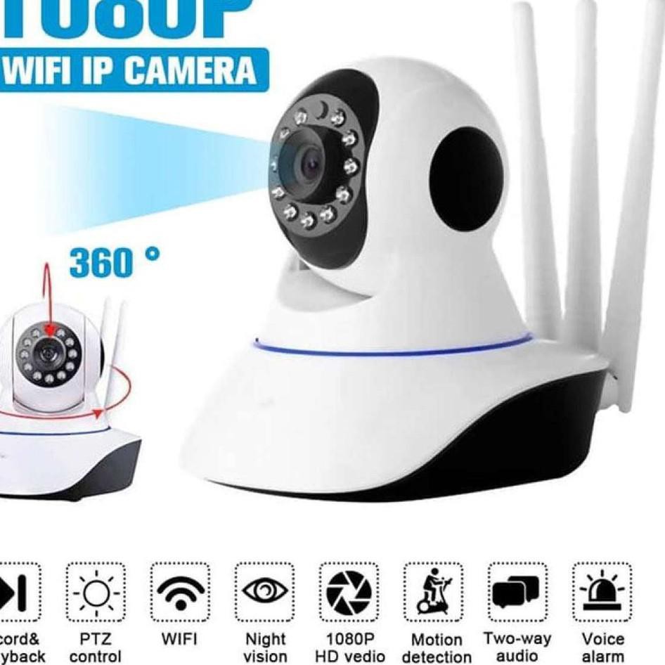 Bán chạy nhất ✺➔ Camera IP Wifi không dây HD 1080P 3 ăng ten